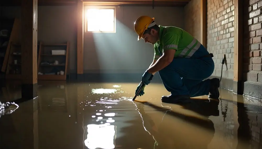 Professional water damage restoration services in Calliham, TX